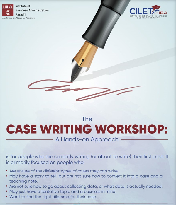 Case Writing Workshop