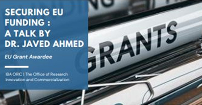 Securing EU Funding: Workshop by Dr. Javed Ahmed
